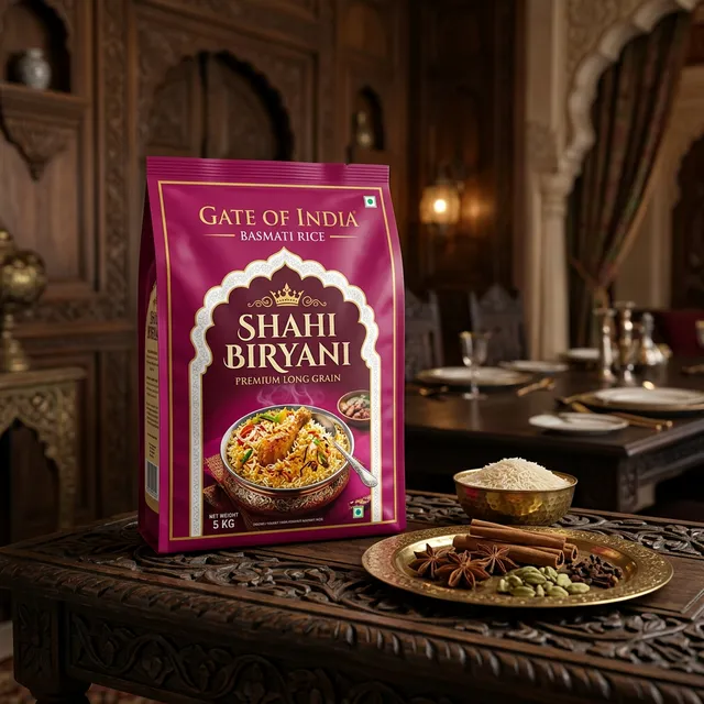 Gate of India Premium Sahi Biryani Rice retail pack