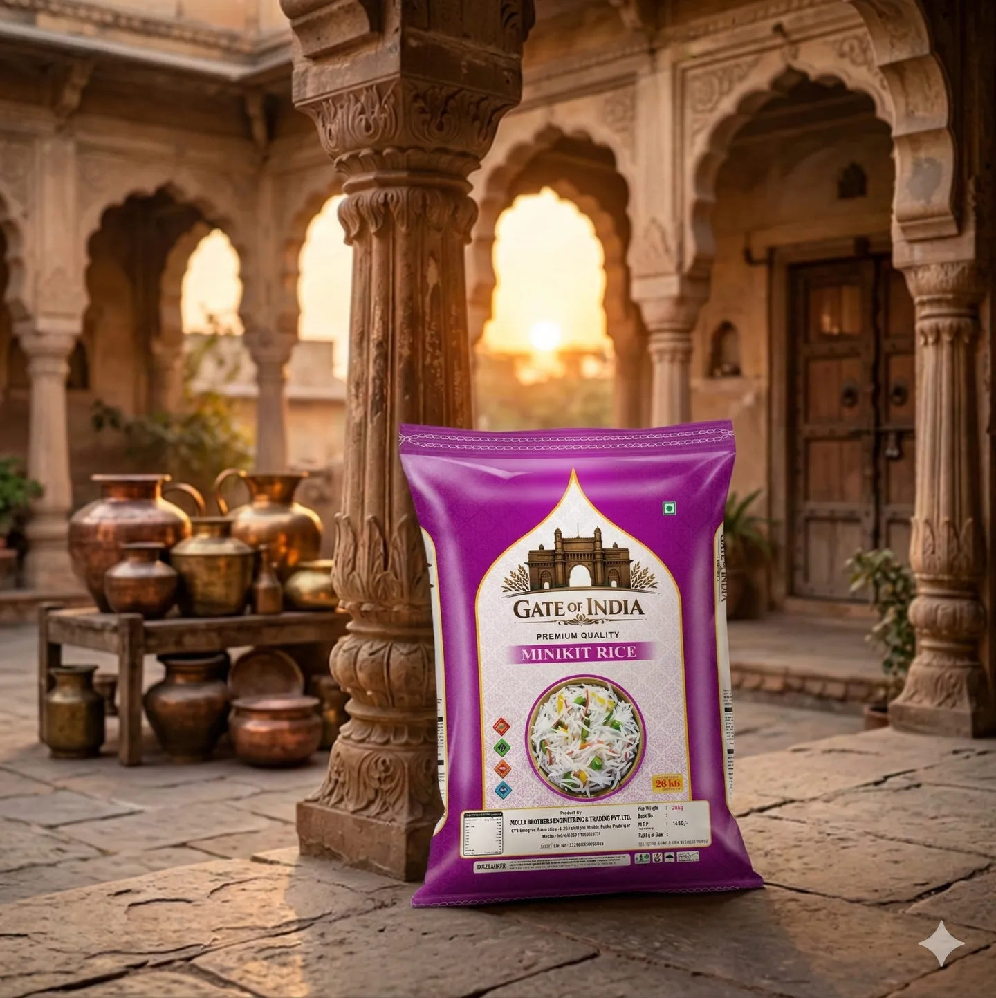 Gate of India Minikit Rice retail pack